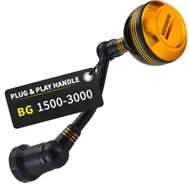 MARVELURE - Mango de alimentación compatible con carrete giratorio Daiwa BG 1500-8000 (no para bloqueo tipo BG-H) (clásico, para BG 1500-3000)