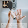 sourcing map Wooden Soap Holder, Detachable Self Draining Square Soap