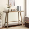 Wnutrees 43" Long Farmhouse Console Table, Rustic Solid Wood Sofa