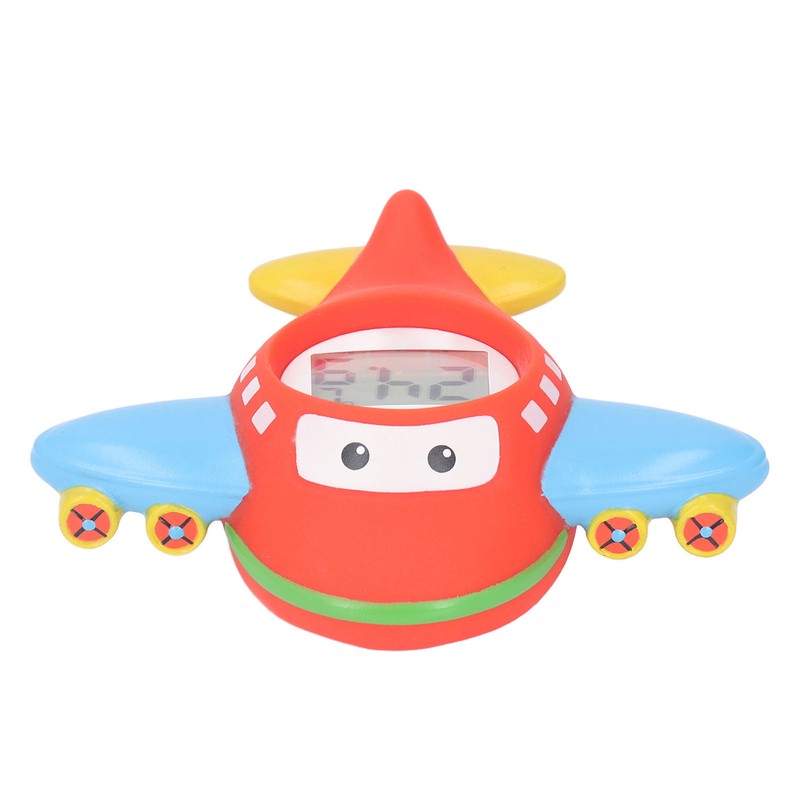 Baby Bath Thermometer IPX7 Waterproof Accurate Cartoon Airplane Shape Small