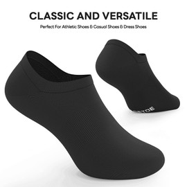 easetoe No Show Socks Womens, 4 Pairs Low Cut Ankle Short Anti-slid Athletic Running Casual Invisible Liner Socks