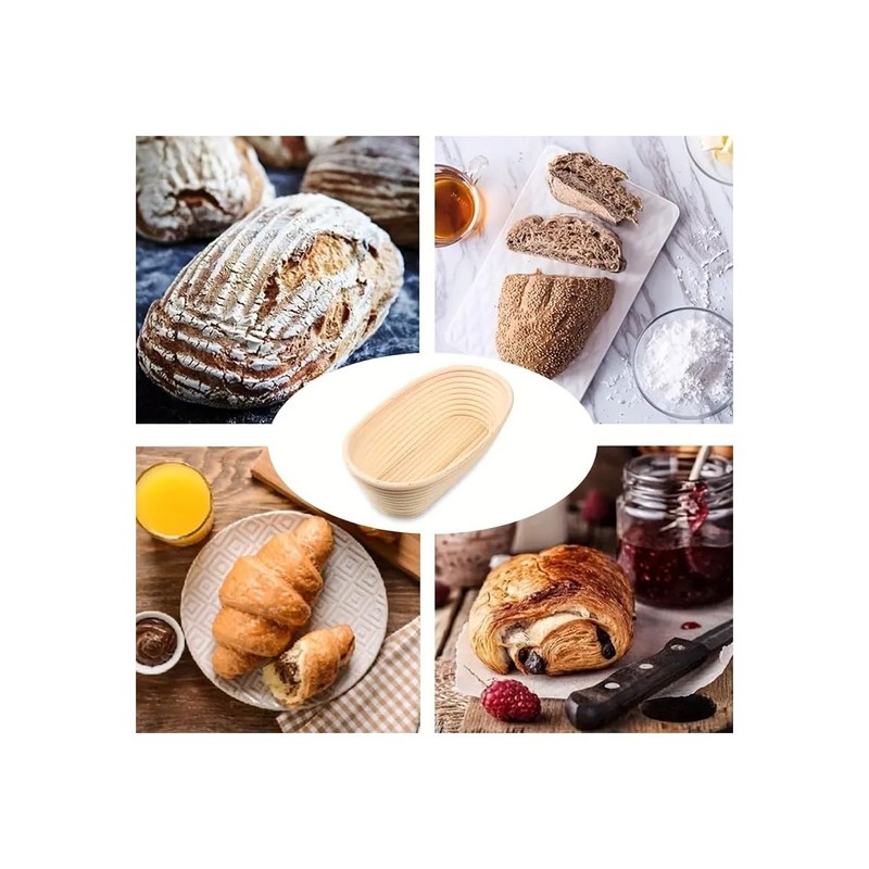 HubewaGlobal Bread Proofing Baskets (Oval)