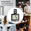 ADE Digitales Kühlschrankthermometer | Thermometer für Gefrierschrank und Kühlschrank magnetisch