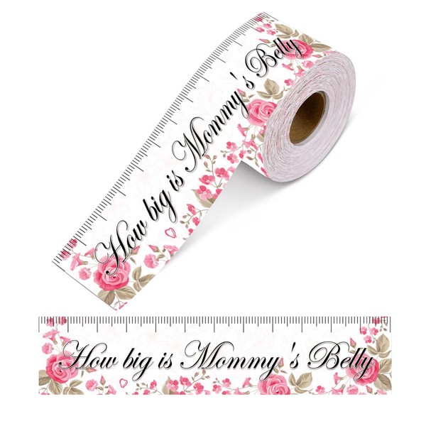 How Big is Mommy's Belly Baby Shower Tape Guessing Game