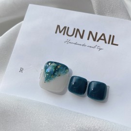 MunNail Mother of Pearl Paddy Tip - No. 1 / MunNail 자개 패디팁 - 1호