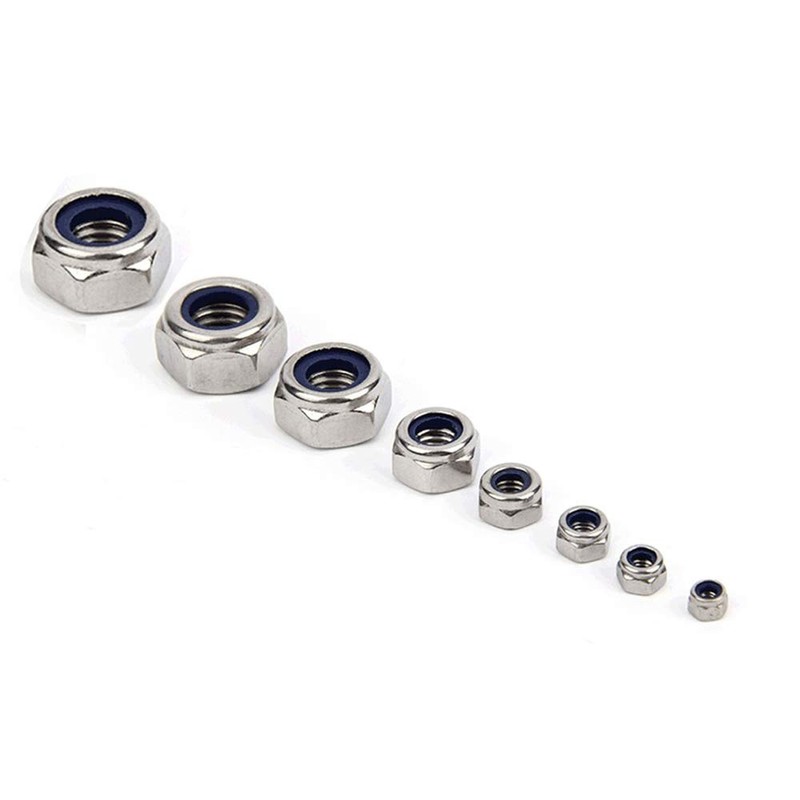 Lock Nuts Hex Nuts Stop Nuts Clamping Nuts Self-Locking 304