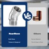NearMoon Shower Elbow Adapter for Shower Head, Solid Brass 45°G1/2