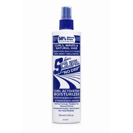 SCurl No Drip Curl Activator Moisturizer 12oz / 355ml BONUS – Hydrating Curl Activator for Natural & Texturized Hair with Argan Oil & Olive Oil – Anti-Frizz, Paraben Free Hair Moisturizer