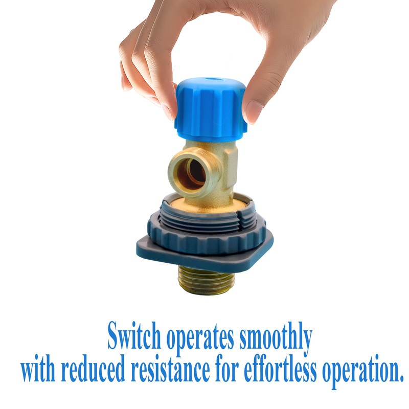 Lychee Light Concealed Cistern Angle Stop Valve, 3/8 Inch, Compatible