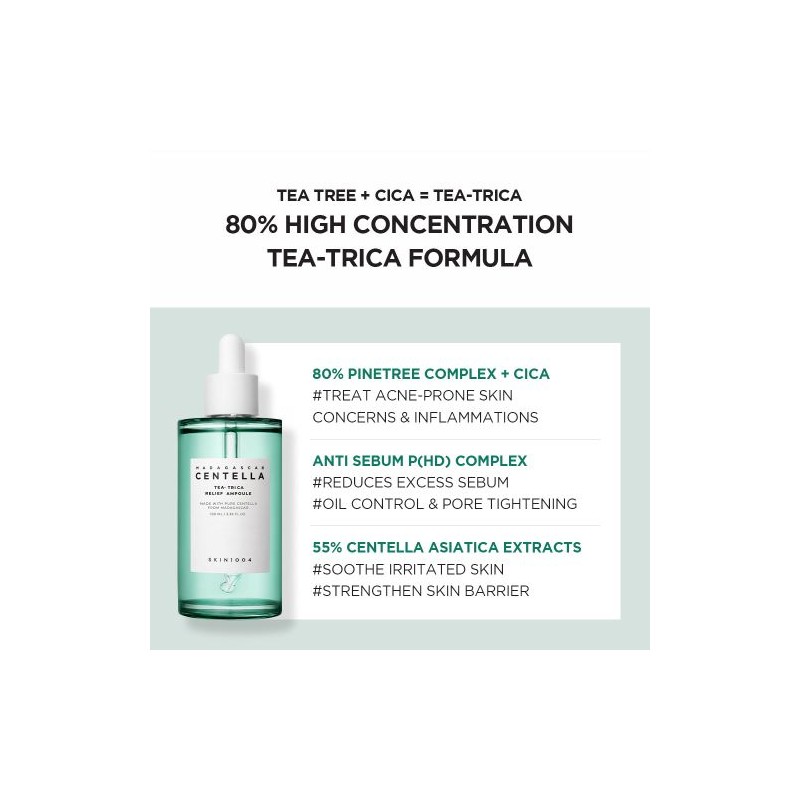 SKIN1004 [SKIN1004]Madagascar Centella Tea-Trica Relief Ampoule 100ml