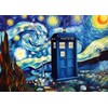 SIGNED BY THE STARS Doctor Who Print Van gough starry