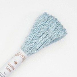 Olympus Sashiko Lame Sashiko Lame Sashiko Thread, Approx. 156.4 ft (40 m) Col. SL9 Mizuiro Series