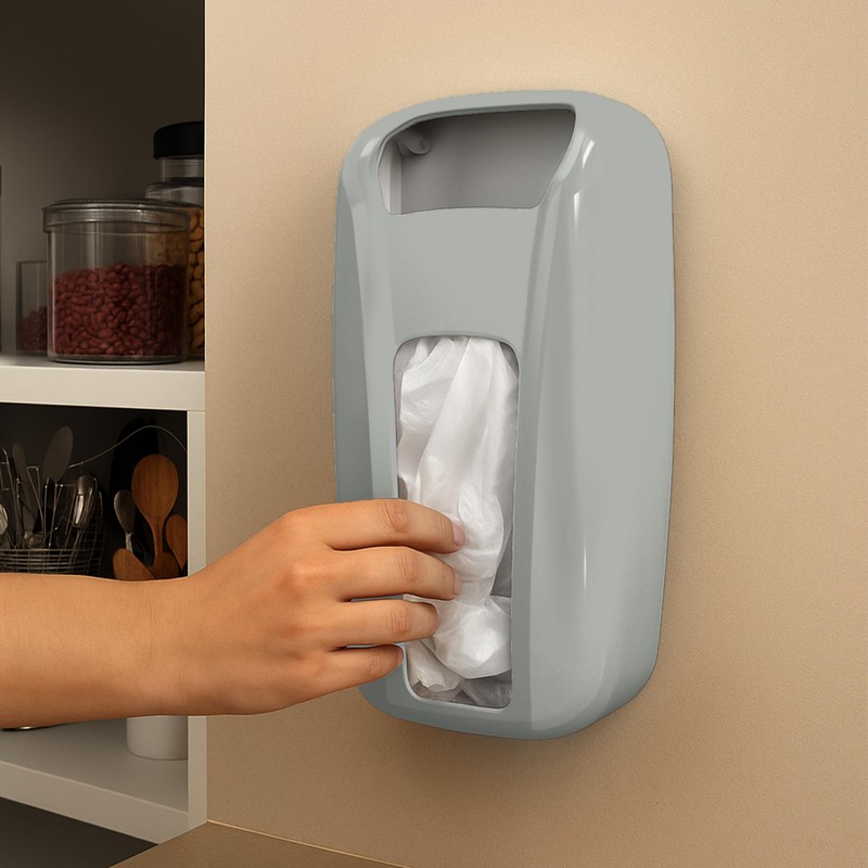 KICHLY Plastic Bags Holder, Durable Grocery Plastics Dispenser, Storage Organizer