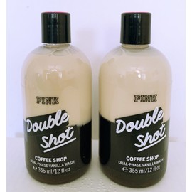 Victoria's Secret 2X VICTORIA'S SECRET PINK Double Shot Coffee Shop Dual Phase BODY WASH 12 oz