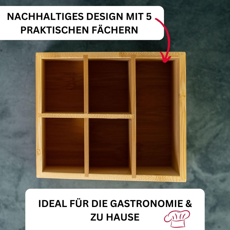 Westmark 4 Compartment Kitchen Organiser with Carry Handle