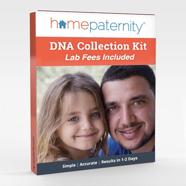 HomePaternity DNA Test Kit, Results in 2 Business Days, Lab Fees & Shipping to Lab Included