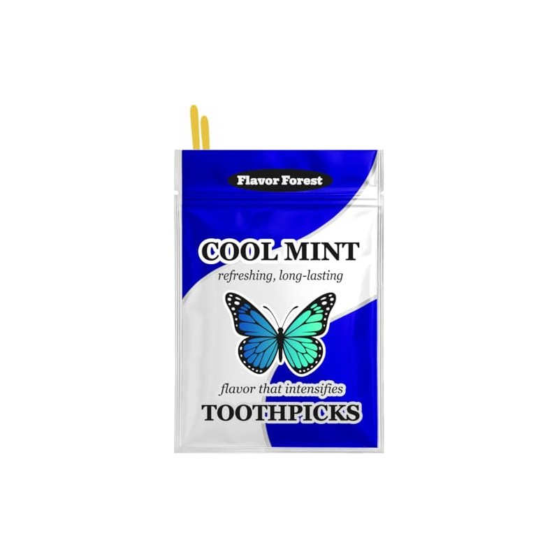 Mint Flavored Toothpicks (Flat Shape) 100ct