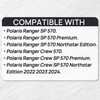 EZAPEX Bed Mat Liner Compatible with Polaris Ranger Crew SP