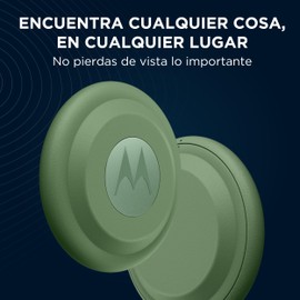 motorola Moto Tag - Color Verde Salvia - Localizador de Pertenencias - Integración con Find My Device de Google