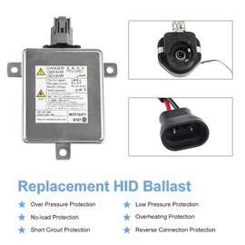 WMPHE HID Headlight Ballast Replacement for W3T19371 W3T15671 Compatible with Acura TL TSX RDX ZDX MDX CSX ILX Honda Accord CR-V Fit Odyssey Mazda 2/3/5 CX-5 CX-9 Mitsubishi Outlander Lancer Evolution