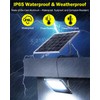 Engrepo Solar Light Outdoor, 10000LM Luces Solares Dusk to Dawn