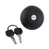 Kuuleyn Fuel Cap Black Plastic Fuel Petrol Diesel Locking Cap