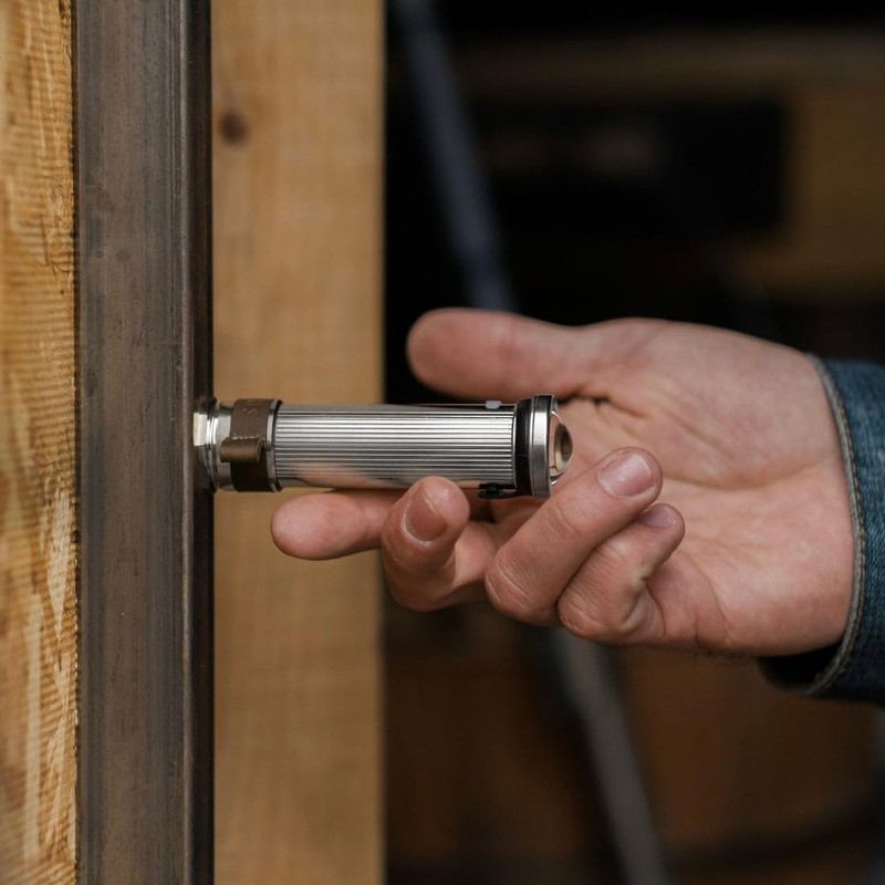 Barebones Mini Flashlight - Rechargeable 4-Inch Flashlight Great for Camping,