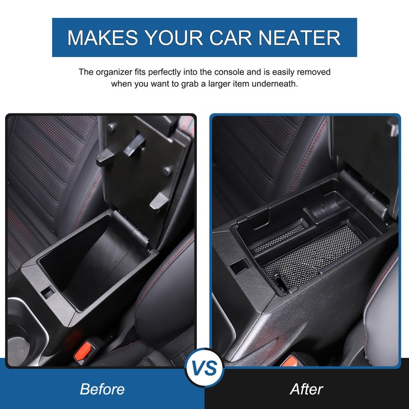 TOYCIDFG Car Center Console Armrest Box Organizer Tray Insert for