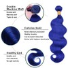 4CG BLUE Body Wave Hair Extensions 16 18 20 Inch