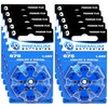 Premium Batteries Size 675 PR44 1.45V Hearing Aid Batteries Blue