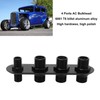 AC Bulkhead Billet Aluminium Alloy Universal 4 Ports Air Conditioning