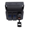 2 Gang Rocker Switch, Toggle Switch Panel Box, Waterproof Marine