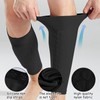 1pair Shindefender Shin Guards,Shindefender Compression Sleeve with Honeycomb Pads,Antislip Collision