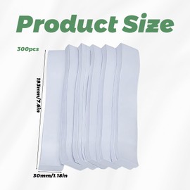 Geld Banderole, 300 Stück 7.6x1.14In Geldschein banderolen, Praktische Geldbündel für Banken, Einzelhandel und Büros