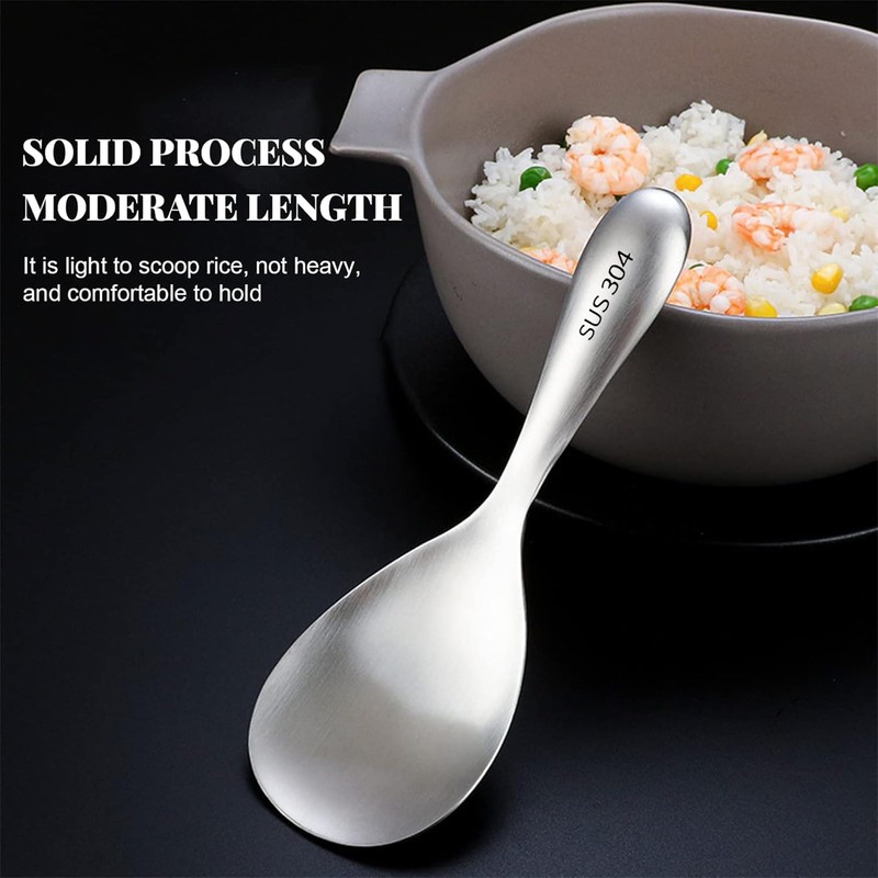 Comicfs Thickened Rice Spoon Rice Cooking Spoon Rice Paddle Spoons,