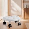 Low Roller Seating PU Surface Plastic Structure Movable Universal Wheels