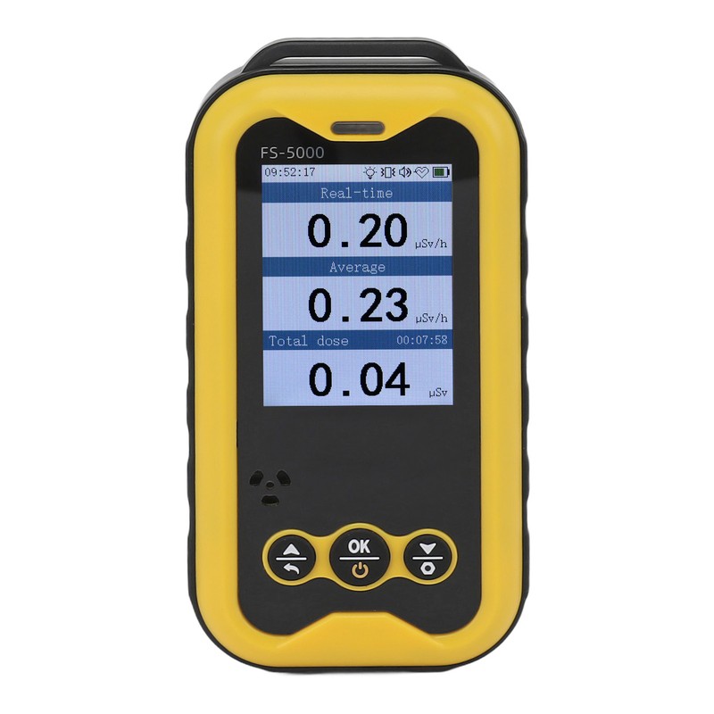 Portable Radiation Monitor 0.01μSv/h‑50msv/h 1800mAh 2.4 in TFT LCD Screen