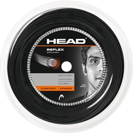 HEAD Reflex 16 1.30mm Squash 110M Reel, Black 16