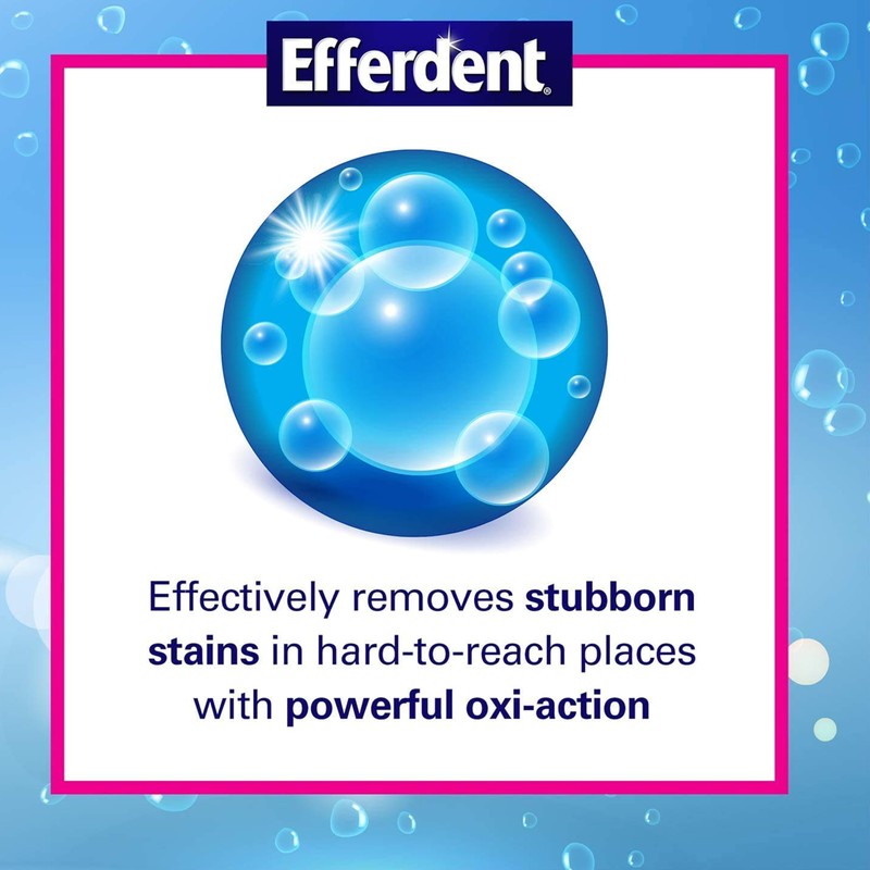 Efferdent Retainer & Denture Cleaner Tablets and Dental Bath, 4