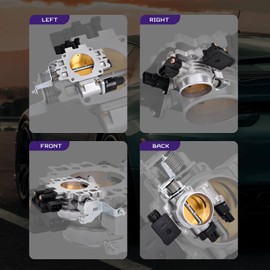 53032023AB Throttle Body Assembly Compatible with 1996-2001 Jeep Grand Cherokee Wrangler TJ 1997-2001 4.0L Replace 1724 60mm