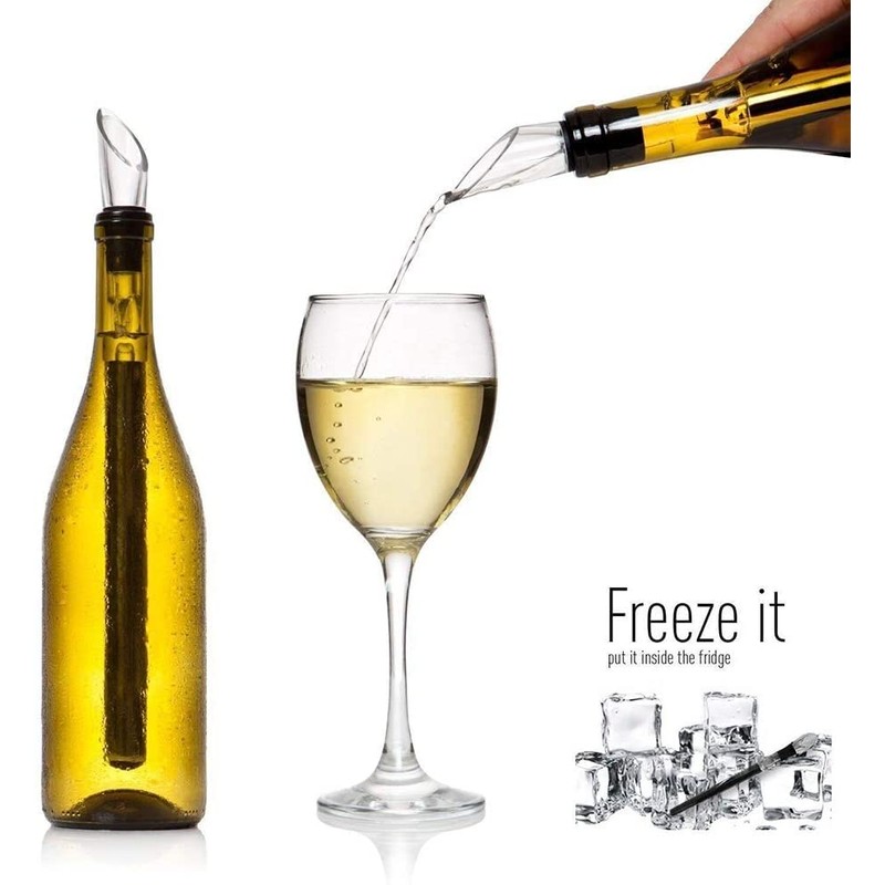 2Pack Wine Chiller Ice Red Wine Bottle Stainless Steel Cooler