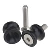 Black 8 mm M8 CNC Aluminium Motorcycle Bicycle Accessories Slider