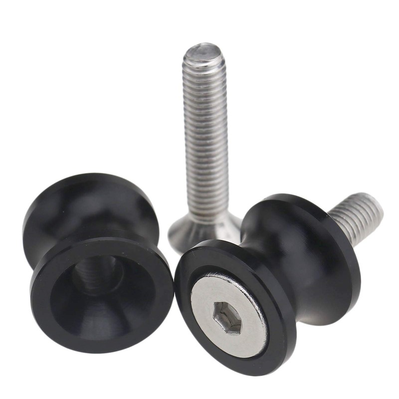 Black 8 mm M8 CNC Aluminium Motorcycle Bicycle Accessories Slider