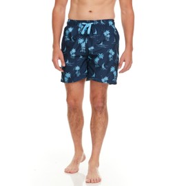 Kanu Surf Men's Monaco Swim Trunks (Regular & Extended Sizes), Harbor Navy, Small