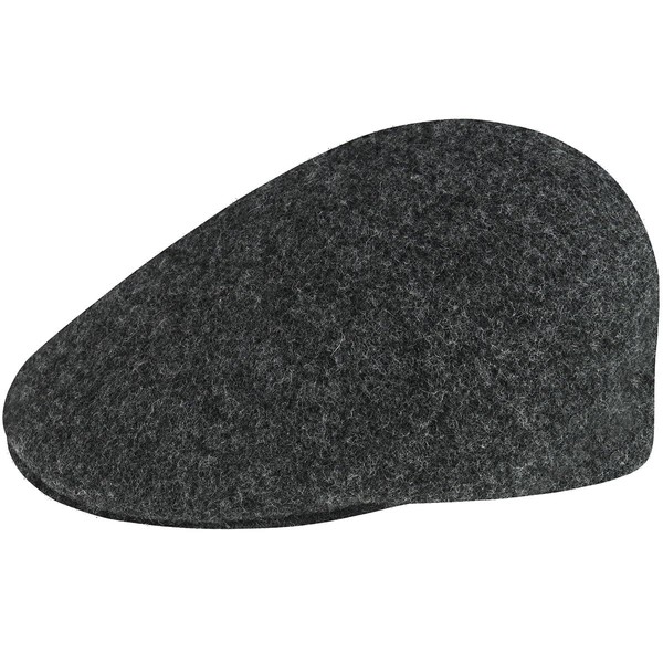 Kangol Unisex Seamless Wool 507 Flat Cap, Grey (Dark Flannel),