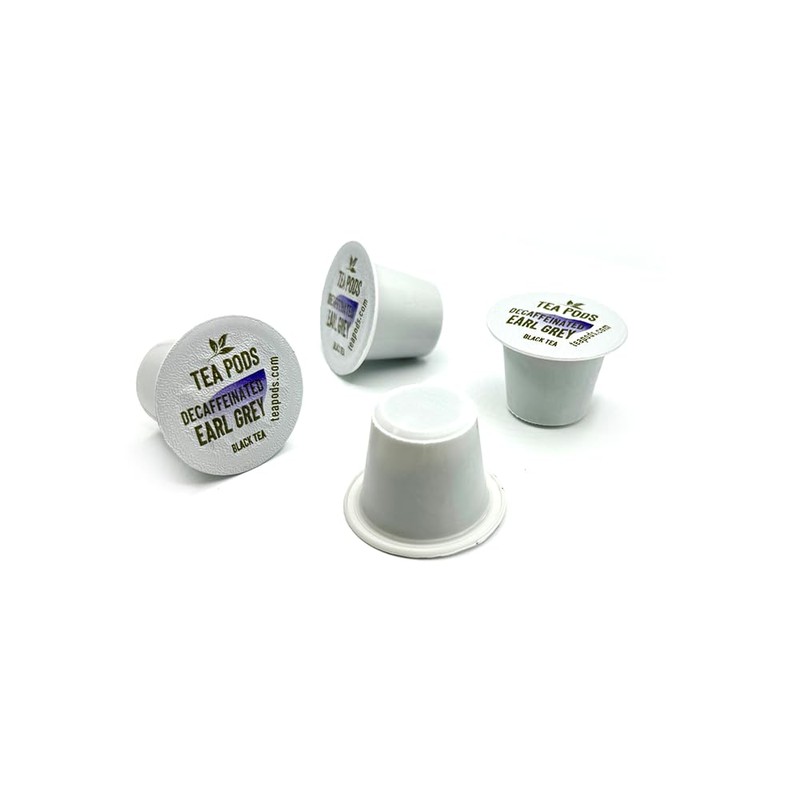 DECAF Earl Grey black tea pods compatible with Nespresso OriginalLine,