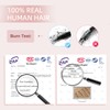 Silk-co Keratin Nail Pre Bonded Nail U Tip Human Hair