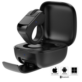 Bluetooth Remote Control Scrolling Finger Ring Air Mouse with Touchpad for Tik_tok , Wireless Clicker, Video Scroller、Page Turn for Kindle APP, Presenter Remote for PowerPoint Slide,Selfie,Rechargeable,Remote Mice for Android@iOS and PC,Laptop,Mac,Tablet