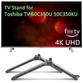 Replacement TV Base Stand 2087L 2087R, Fit for Toshiba C350 Series LED 4K UHD Smart TV (50C350U 50C350KU, 2021 Model)