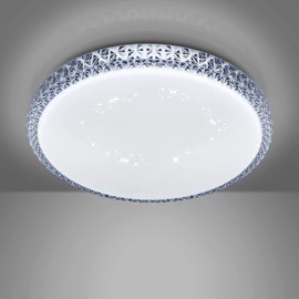 VIPMOON LED Ceiling Light, 12W Small Bathroom Ceiling Light, 6500K Natural White Gem Round Lamp, Flush Mount Light Fixture for Kitchen Bathroom Garage Hallway Office Balcony